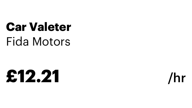 Car Valeter