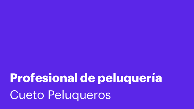 Profesional de peluquería