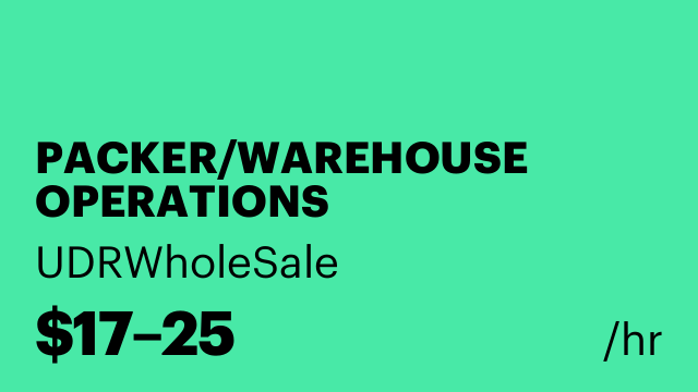 PACKER/WAREHOUSE OPERATIONS