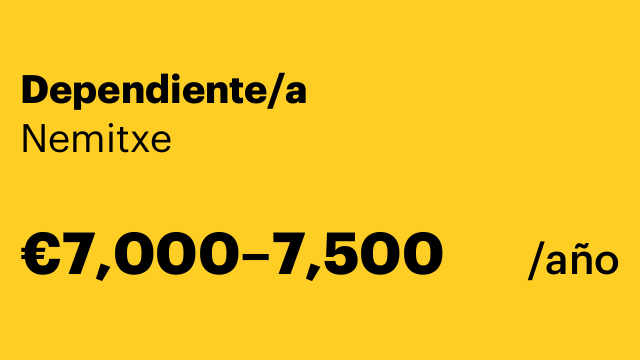 Dependiente/a