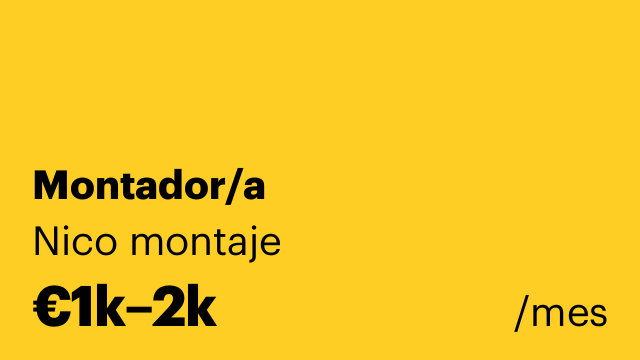 Montador/a