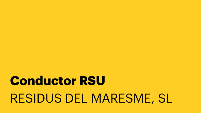 Conductor RSU