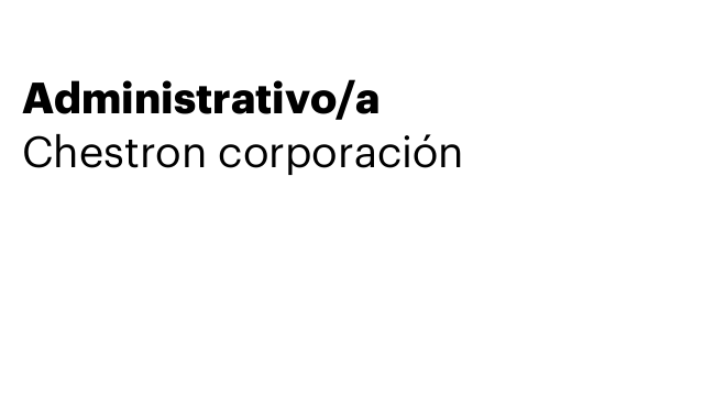 Administrativo/a