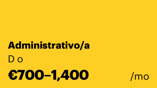 Administrativo/a