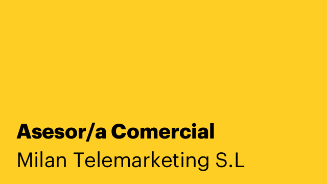 Asesor/a Comercial