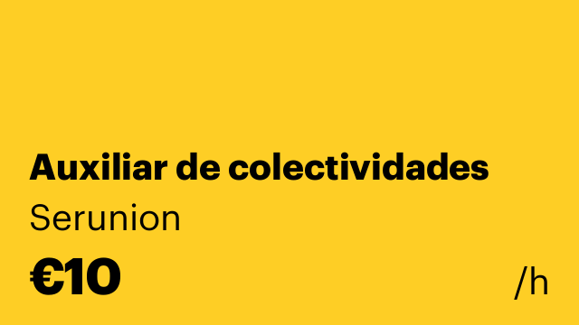 Auxiliar de colectividades