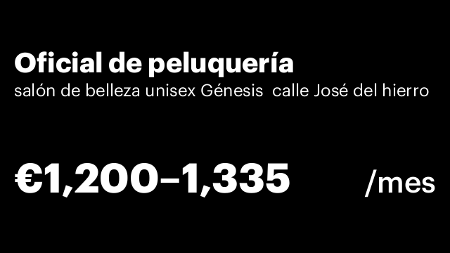 Oficial de peluquería