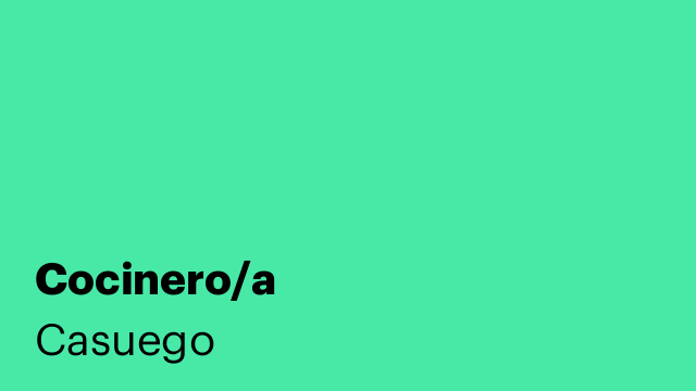 Cocinero/a