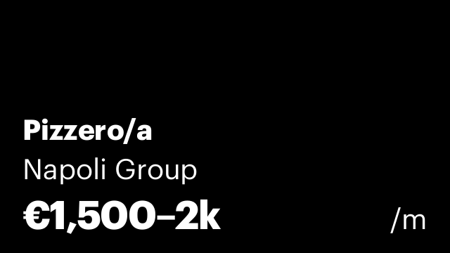 Pizzero/a