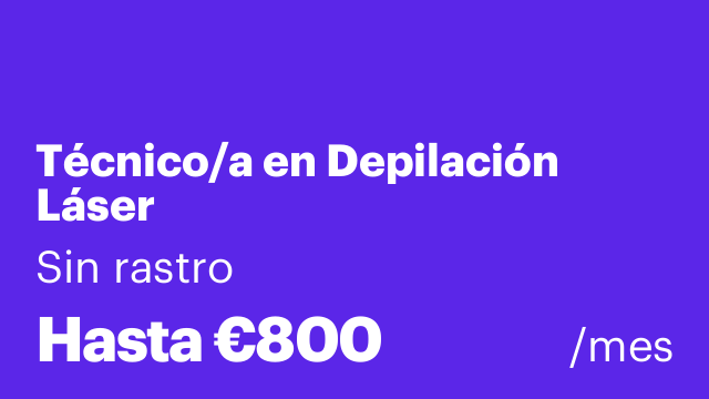 Técnico/a en Depilación Láser