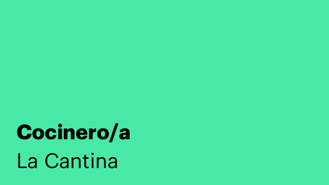 Cocinero/a