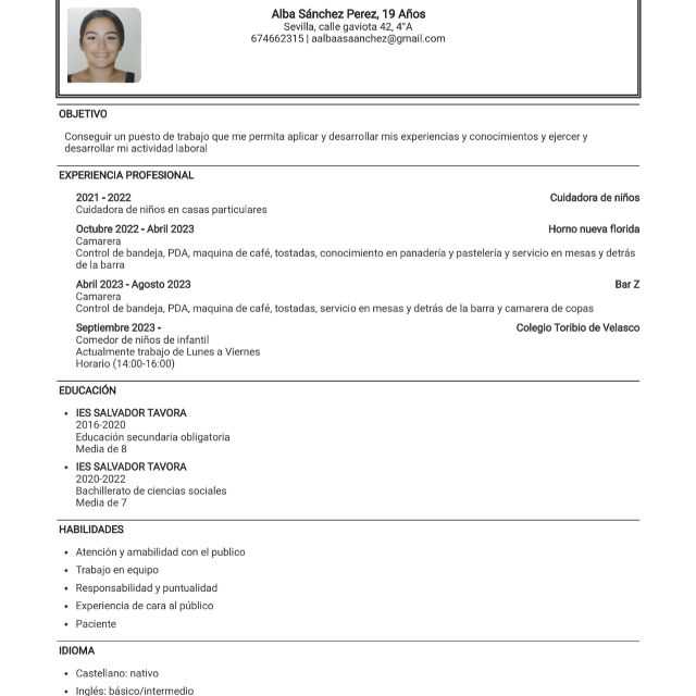 Candidate avatar