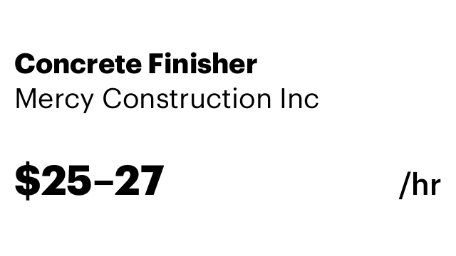 Concrete Finisher
