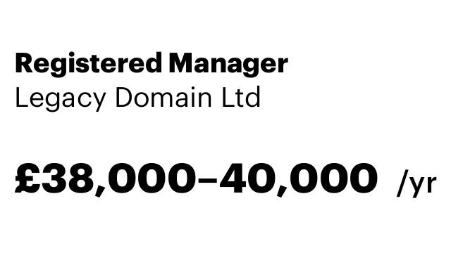 Registered Manager