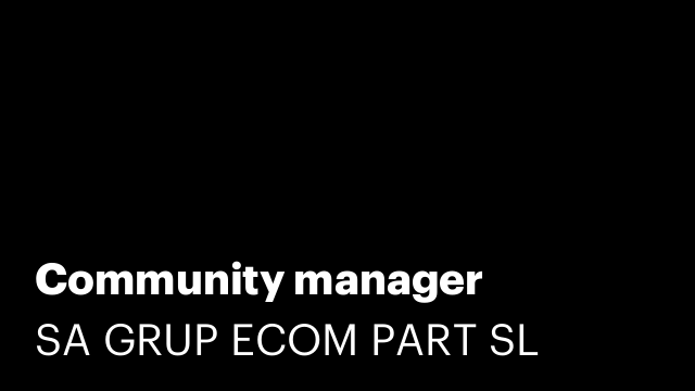 Community manager