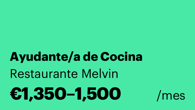 Ayudante/a de Cocina