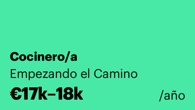 Cocinero/a
