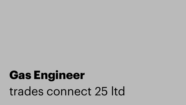 Gas Engineer