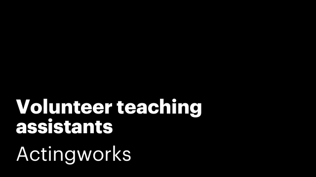 Volunteer teaching assistants
