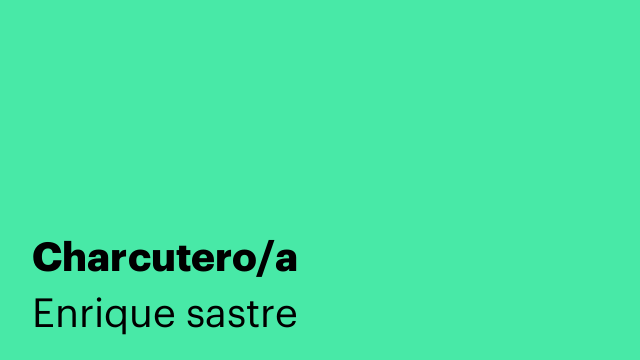 Charcutero/a