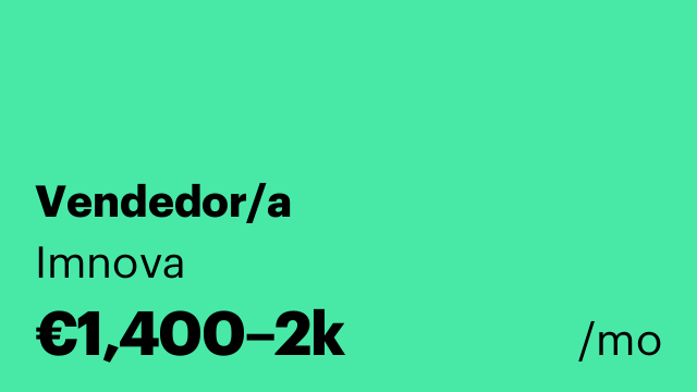 Vendedor/a