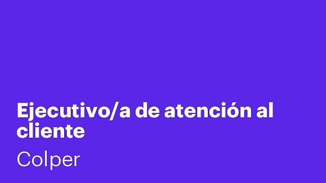 Ejecutivo/a de atención al cliente