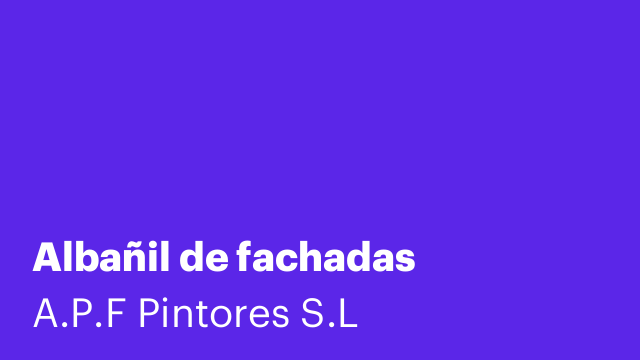 Albañil de fachadas