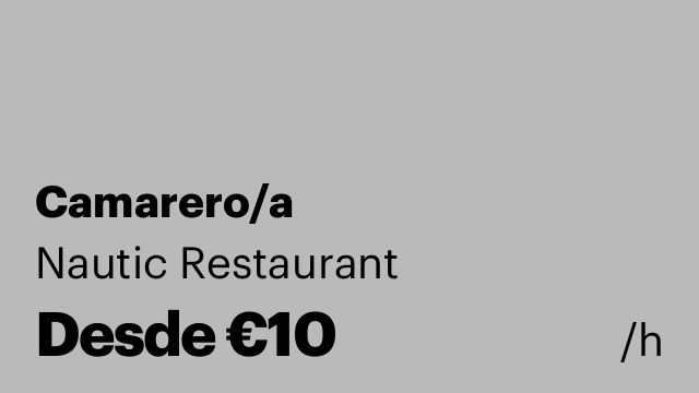 Camarero/a