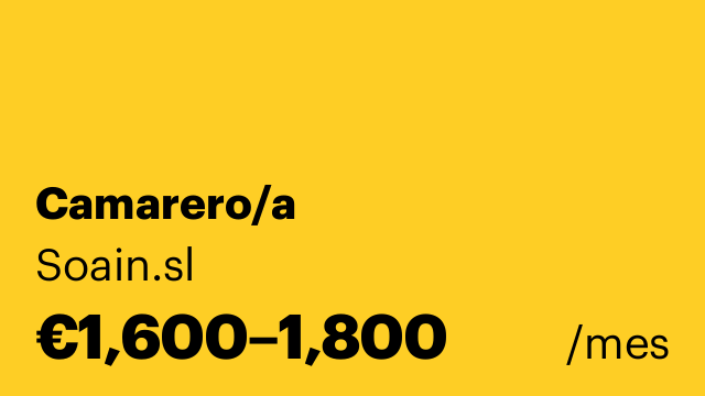 Camarero/a