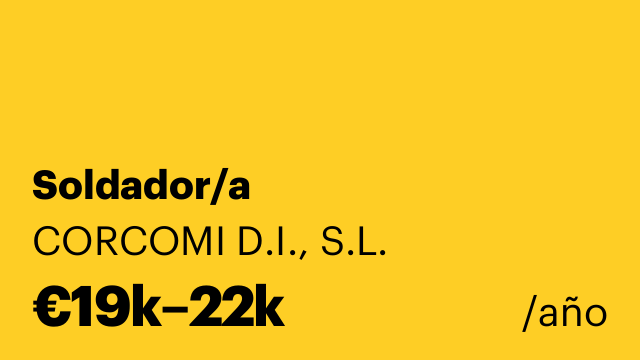 Soldador/a