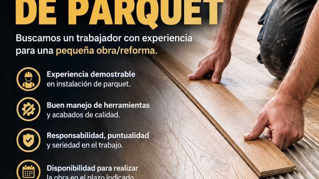 Instalador parquet