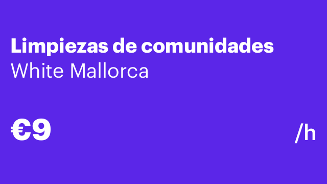 Limpiezas de comunidades