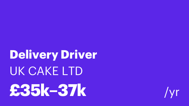 Delivery Driver