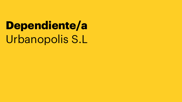 Dependiente/a
