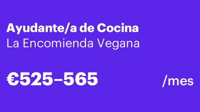 Ayudante/a de Cocina