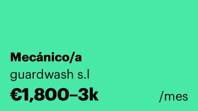 Mecánico/a
