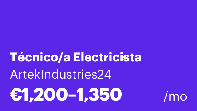 Técnico/a Electricista