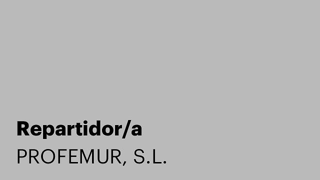 Repartidor/a