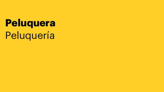 Peluquera
