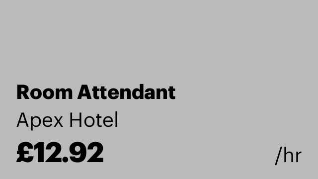 Room Attendant