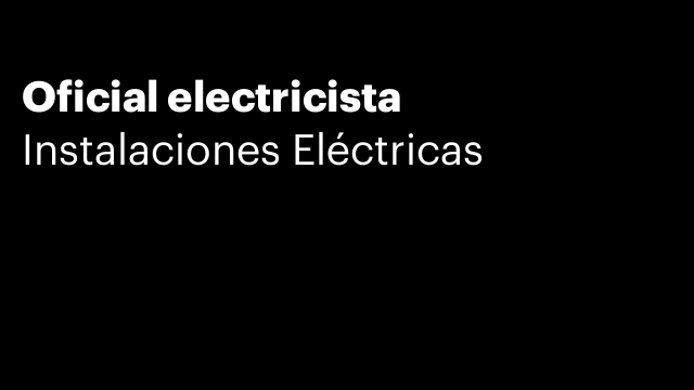 Oficial electricista