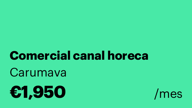 Comercial canal horeca