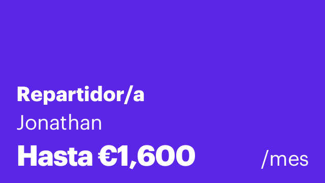 Repartidor/a