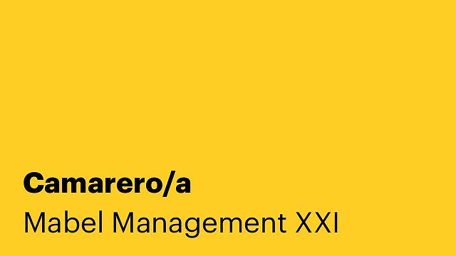 Camarero/a