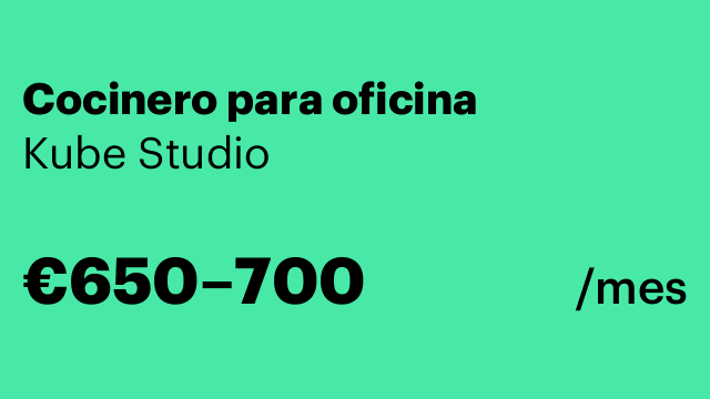 Cocinero para oficina