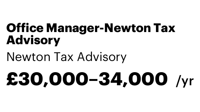 Office Manager-Newton Tax Advisory