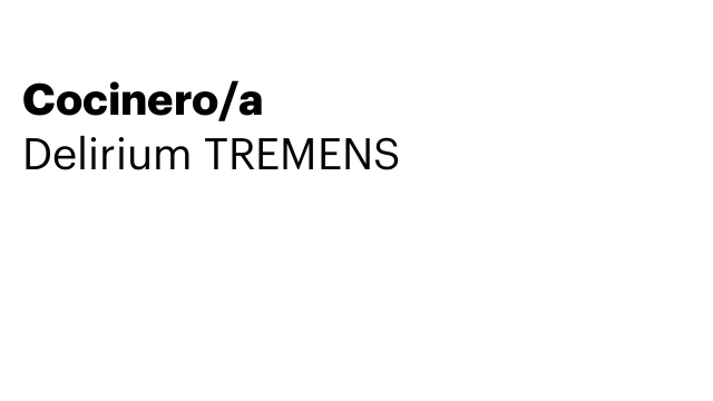 Cocinero/a