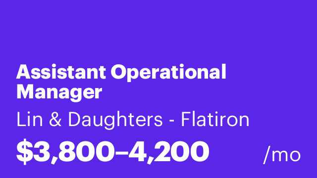 Assistant Operational Manager