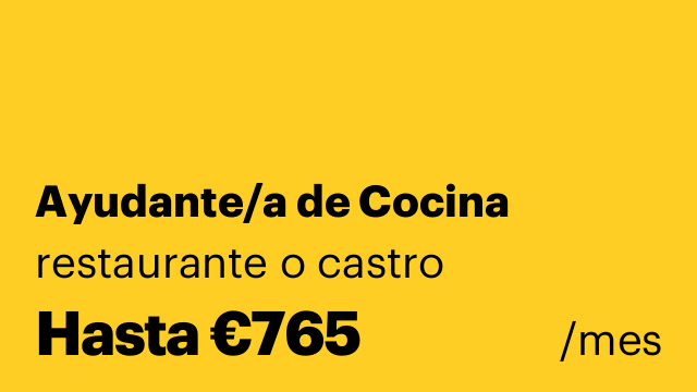 Ayudante/a de Cocina