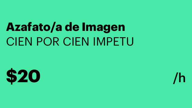 Azafato/a de Imagen